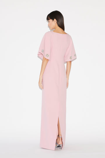 WYSTERIA DRESS PINK CREPE