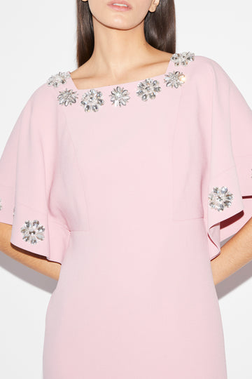 WYSTERIA DRESS PINK CREPE