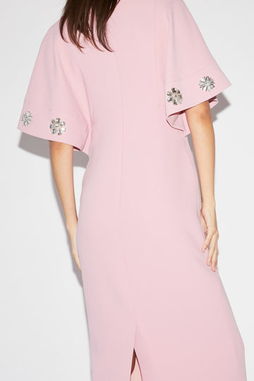 WYSTERIA DRESS PINK CREPE