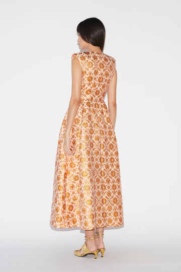 KYLE DRESS COPPER JACQUARD