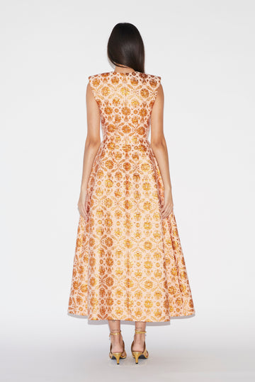 KYLE DRESS COPPER JACQUARD