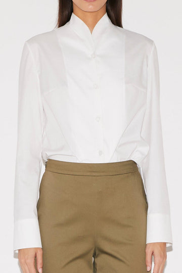 ZAFFIRA SHIRT WHITE COTTON POPLIN
