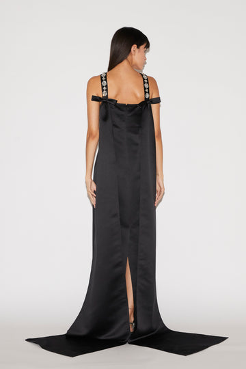 PATRIZIA GOWN BLACK DOUCHESEE