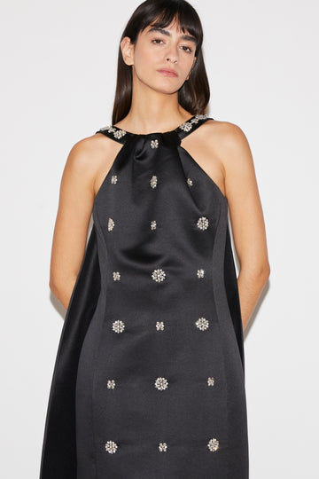 PATRIZIA GOWN BLACK DOUCHESEE