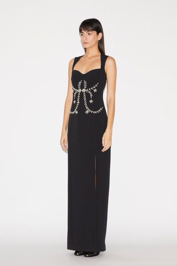 IZMARA DRESS BLACK CREPE