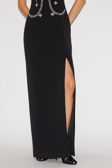 IZMARA DRESS BLACK CREPE
