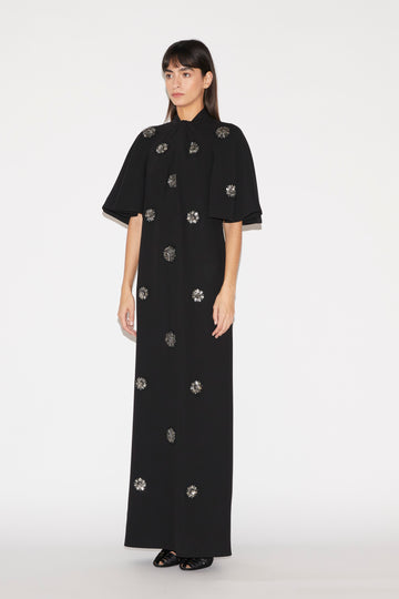 JULY DRESS BLACK CREPE