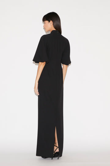 JULY DRESS BLACK CREPE
