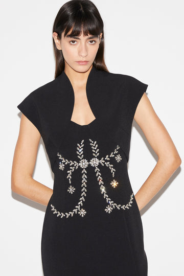 FLORIENNE JACKET BLACK CREPE