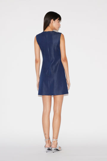 MARJORIE DRESS BLUE CHAMBRAY