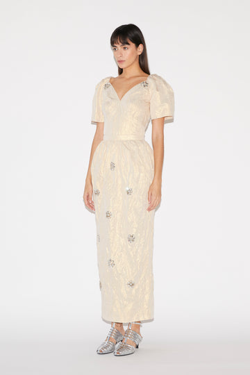 ARTEMISIA TOP GOLD COTTON LUREX