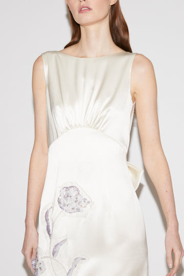 ROSA GOWN IVORY SATIN