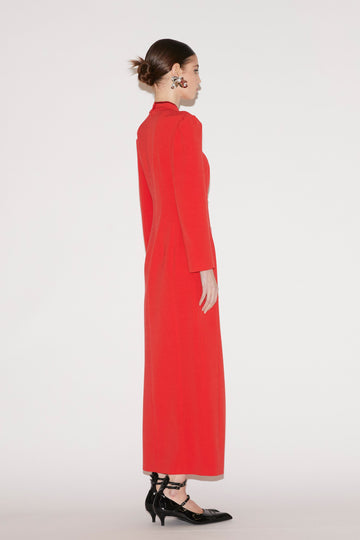 TAO DRESS RED EMBELLISHED CREPE