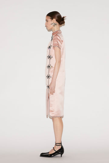 MANON DRESS PINK SATIN