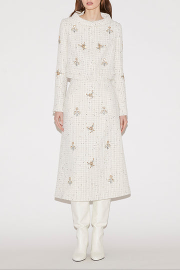 COCO JACKET WHITE TWEED