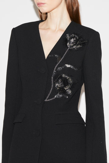 BRYNN JACKET BLACK WOOL