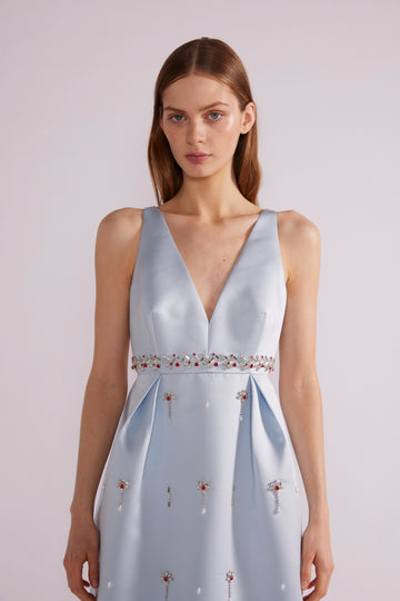 THEA DRESS PALE BLUE DOUCHESSE *PRE-ORDER*