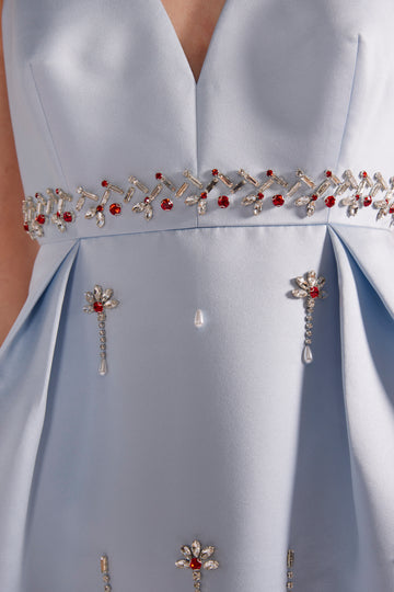 THEA DRESS PALE BLUE DOUCHESSE *PRE-ORDER*