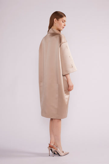 ARIA COAT PALE BROWN *PRE-ORDER*