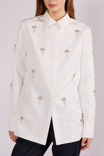 BENEDICT SHIRT JAPANESE FAILLE WHITE