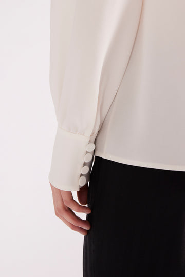 GERALDINE TOP WHITE SABLE *PRE-ORDER*