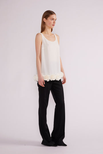 FRANCIS TOP WHITE SABLE *PRE-ORDER*