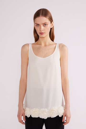 FRANCIS TOP WHITE SABLE *PRE-ORDER*