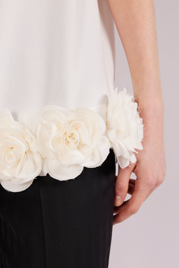 FRANCIS TOP WHITE SABLE *PRE-ORDER*