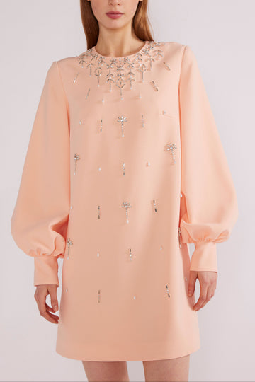 FARAH MINI DRESS APRICOT SABLE