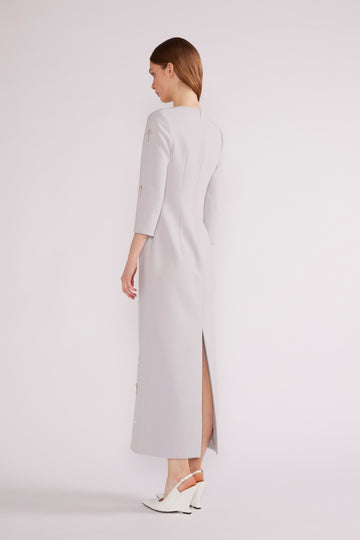 SKYE MIDI DRESS CREPE GREY - COMING SOON