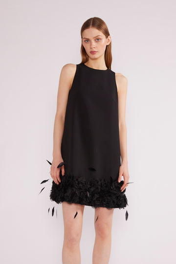 MAIA MINI DRESS BLACK CREPE *PRE-ORDER*