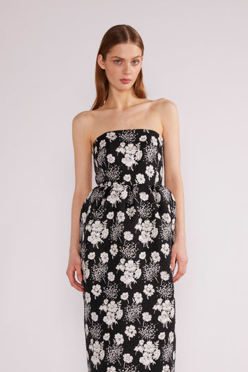 ALMA GOWN BLACK/WHITE *PRE-ORDER*