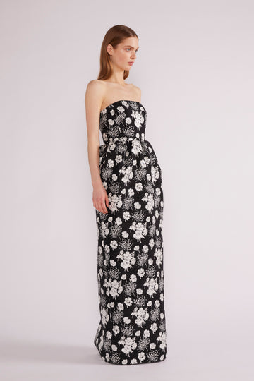 ALMA GOWN BLACK/WHITE *PRE-ORDER*