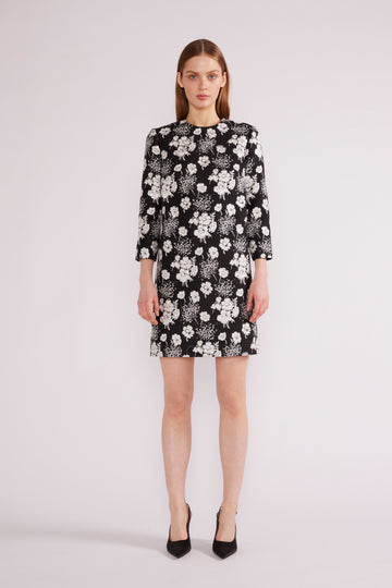 CARLOTTA MINI DRESS BLACK/WHITE *PRE-ORDER*
