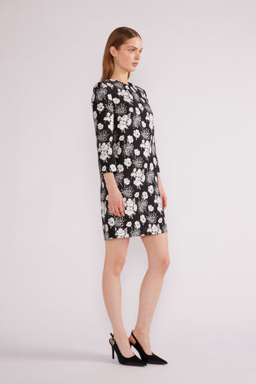 CARLOTTA MINI DRESS BLACK/WHITE *PRE-ORDER*