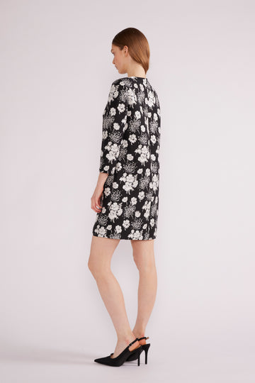 CARLOTTA MINI DRESS BLACK/WHITE *PRE-ORDER*