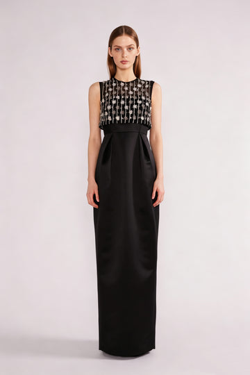 JULIA DRESS BLACK DOUCHESSE *PRE-ORDER*