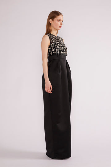JULIA DRESS BLACK DOUCHESSE *PRE-ORDER*