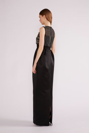 JULIA DRESS BLACK DOUCHESSE *PRE-ORDER*