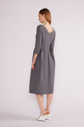 ORLA MIDI DRESS GREY TAILORING *PRE-ORDER*