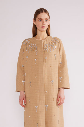 HALO COAT CAMEL LIGHTWEIGHT TWEED *PRE-ORDER*