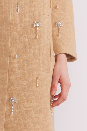 HALO COAT CAMEL LIGHTWEIGHT TWEED *PRE-ORDER*