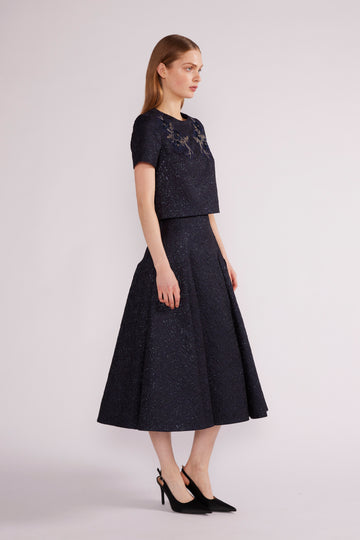 JULIE TOP CLOQUE NAVY - COMING SOON