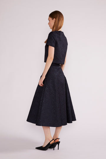 JULIE TOP CLOQUE NAVY - COMING SOON