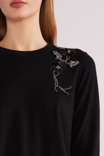 DELILAH JUMPER BABY CASHMERE BLACK - COMING SOON