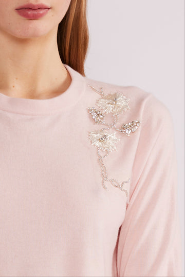 DELILAH JUMPER PINK BABY CASHMERE