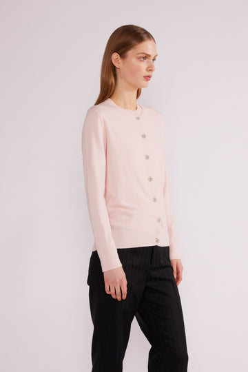 ALIX CARDIGAN PINK BABY CASHMERE *PRE-ORDER*