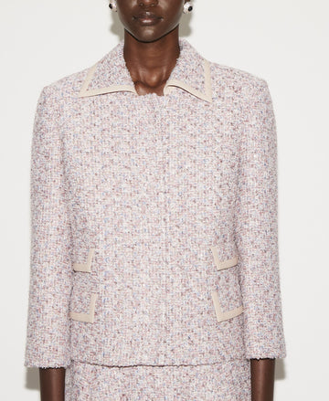 ARIEL JACKET PINK TWEED
