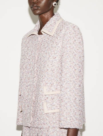 ARIEL JACKET PINK TWEED