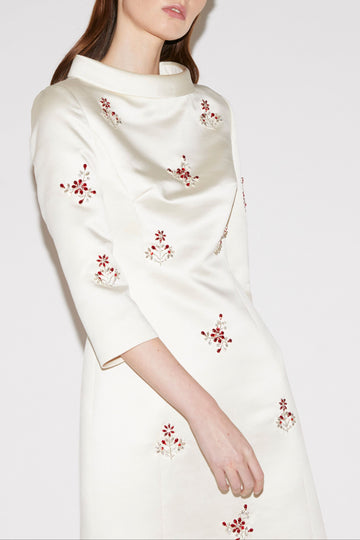 BRIANNA DRESS IVORY DOUCHESSE